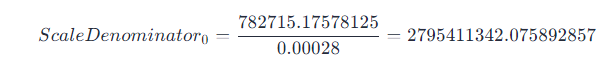 WMTS中TileMatrix与ScaleDenominator浅析