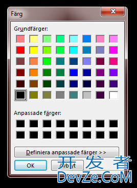 Changing font in CHOOSECOLOR dialog