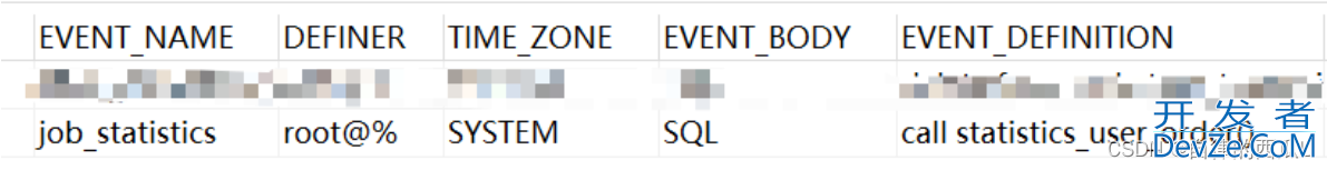 利用Mysql定时+存储过程创建临时表统计数据的过程