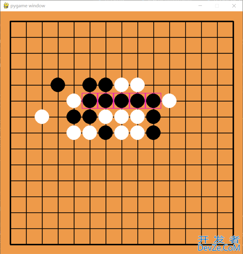 python+pygame实现简易五子棋小游戏的三种方式