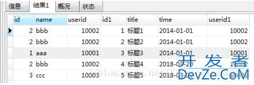 mysql使用left join连接出现重复问题的记录