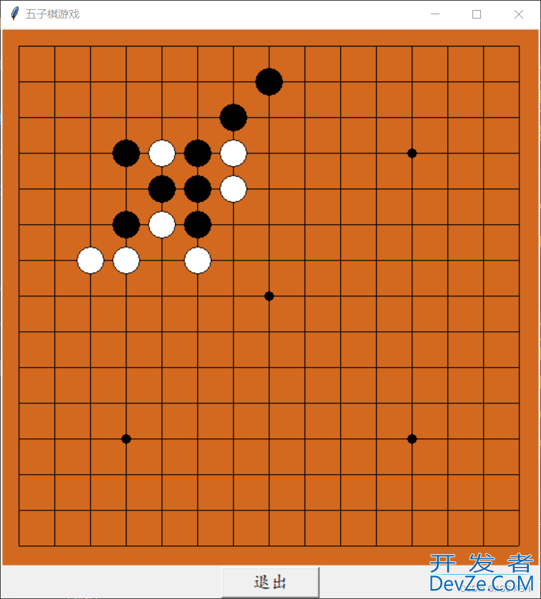 python+pygame实现简易五子棋小游戏的三种方式