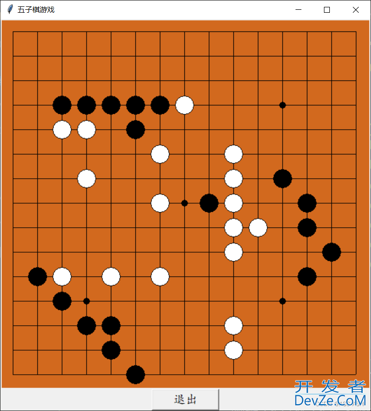 python+pygame实现简易五子棋小游戏的三种方式