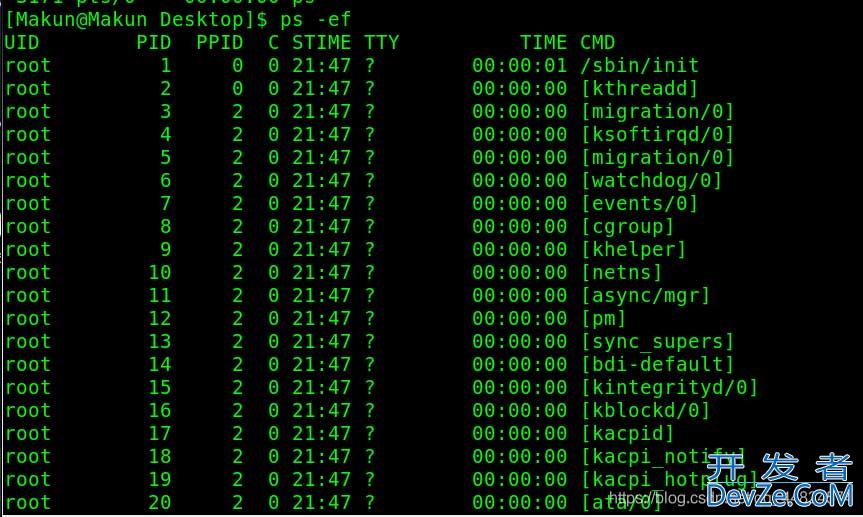 Linux之进程的虚拟地址空间,逻辑地址和物理地址,进程管理命令