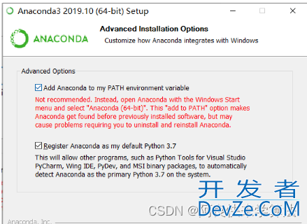 全网最简约的Anaconda+Python3.7安装教程Win10