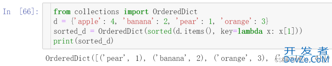 Python字典“键”和“值”的排序5种方法