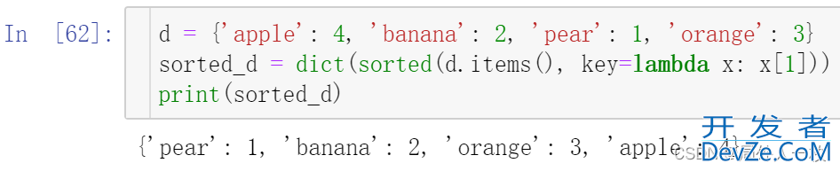 Python字典“键”和“值”的排序5种方法