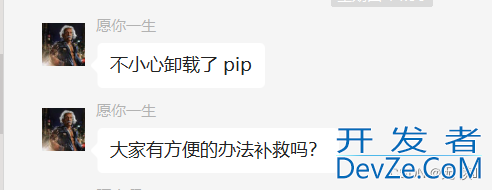 已解决不小心卸载pip后怎么处理(重新安装pip的两种方式)