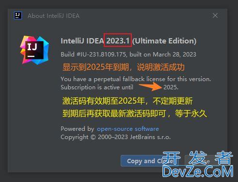 2023年IDEA最新永久激活教程(亲测可用)