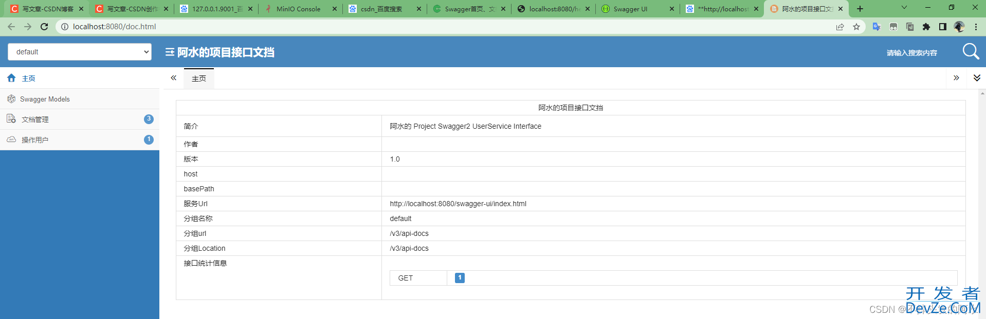 SpringBoot整合接口管理工具Swagger