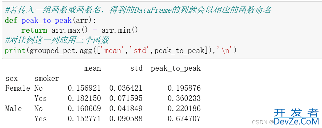 深入解析pandas数据聚合和重组