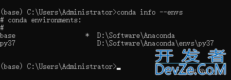 conda查看、创建、删除、激活与退出环境命令详解