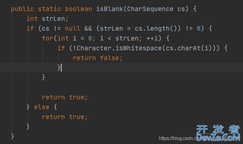 关于StringUtils.isBlank()的使用及说明