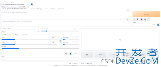 AI生成图片Stable Diffusion环境搭建与运行方法