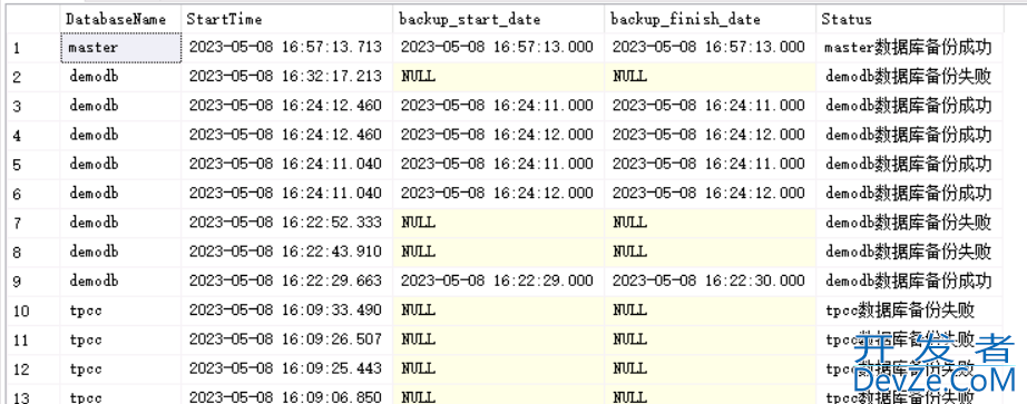 SQL Server数据库判断最近一次的备份执行结果(最新推荐)