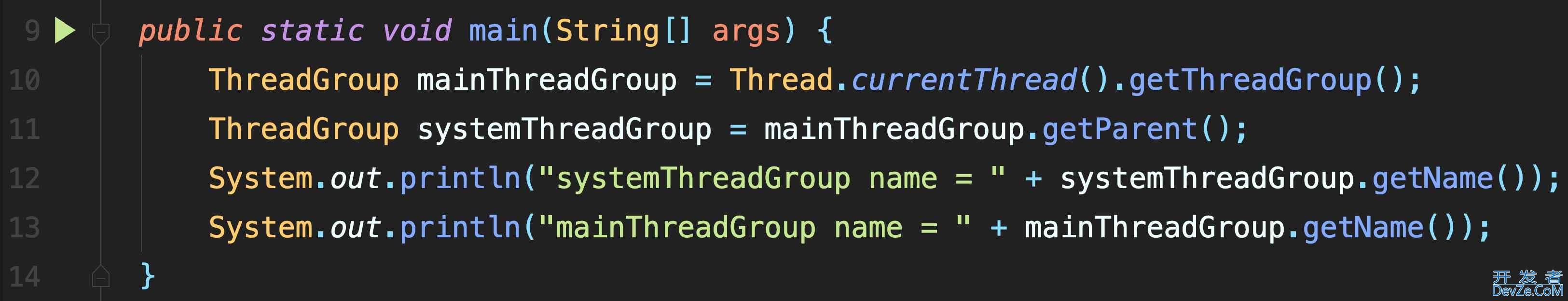 浅谈一下Java线程组ThreadGroup