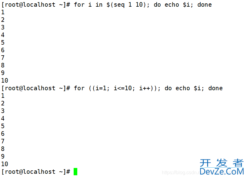 Shell循环语句及中断语句的使用