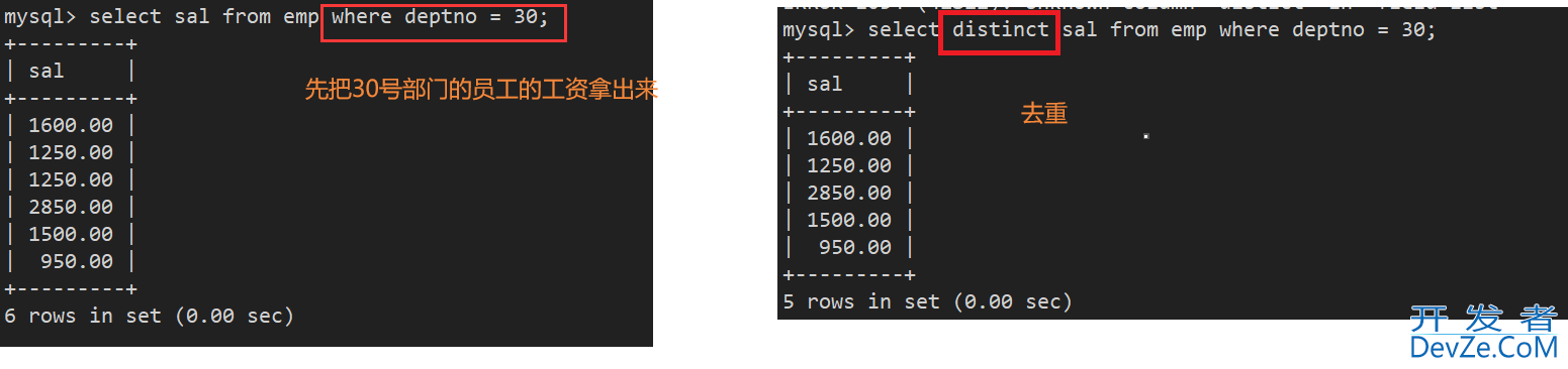 MySQL数据库复合查询操作实战