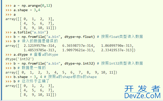 python使用numpy按一定格式读取bin文件的实现