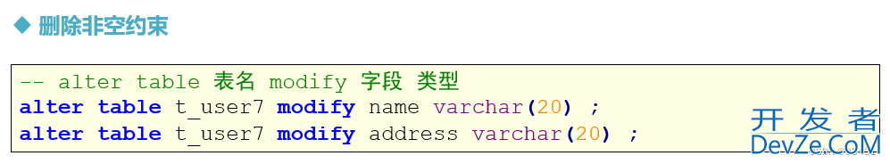 MySQL约束constraint用法详解