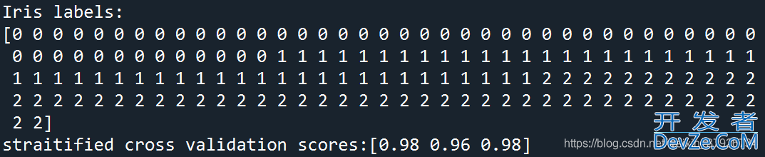 Python中sklearn实现交叉验证示例分析