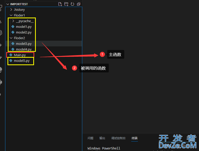 python中文件夹py文件相互引用方式