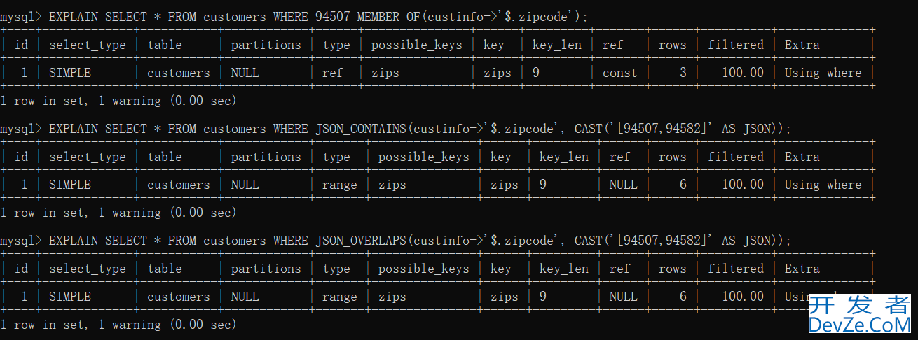 Mysql创建json字段索引的两种方式