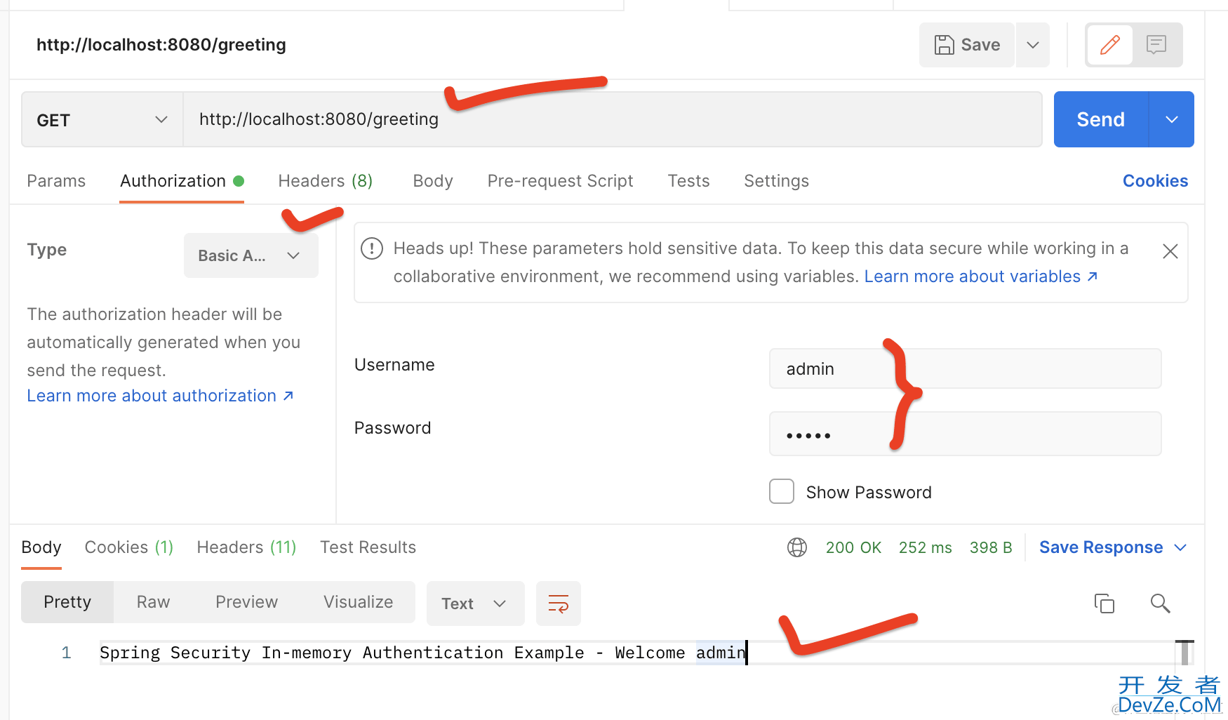 Spring Security内存中认证的实现