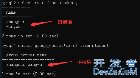 MySQL group_concat函数使用方法详解