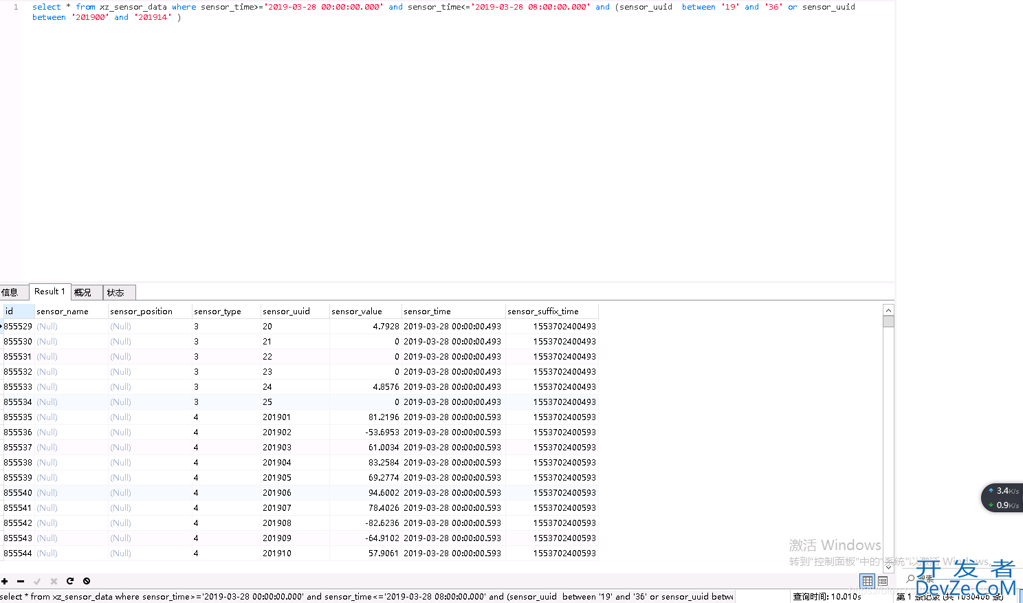 mysql中关于between和in的区别