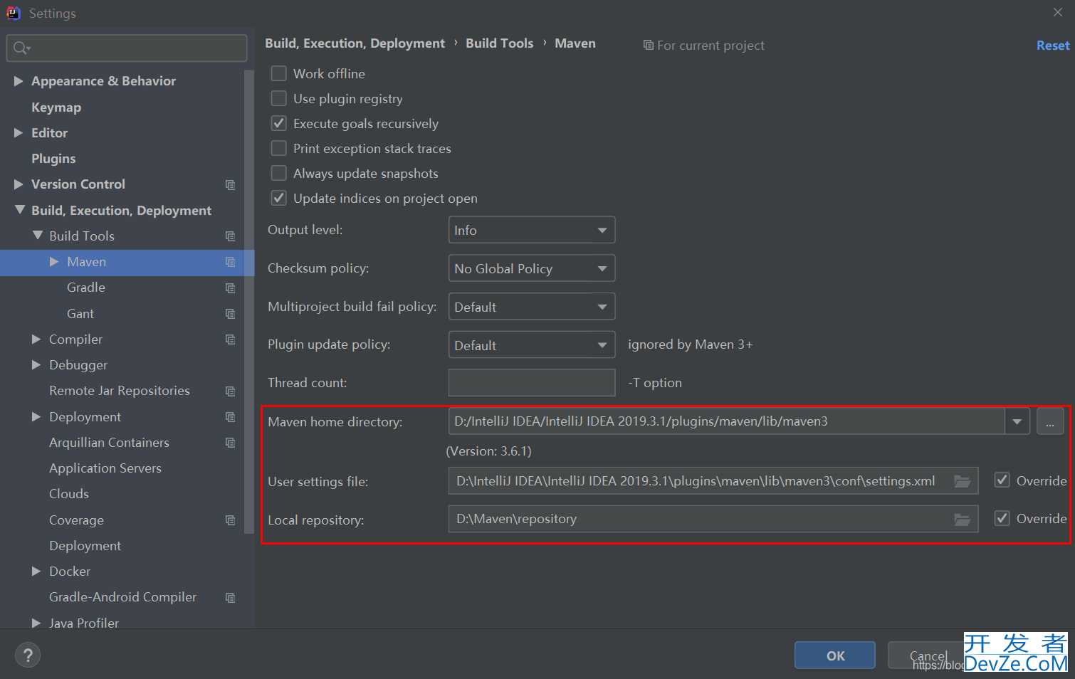 IDEA自带Maven插件找不到settings.xml配置文件