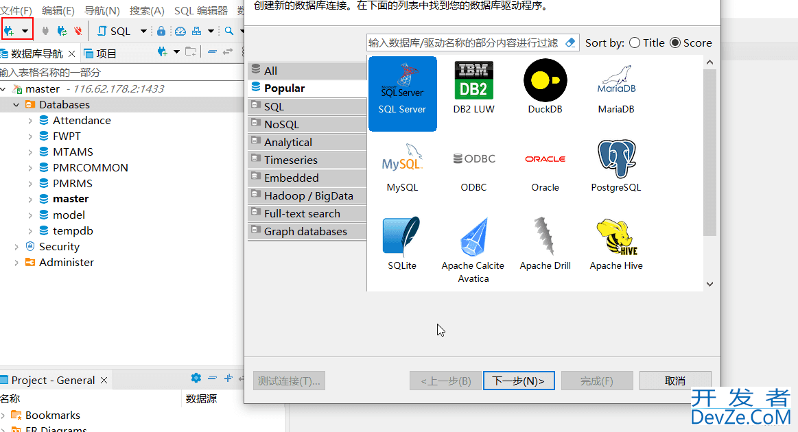 dbeaver配置SQL server连接实现