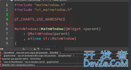 完美解决QT QGraphicsView提升到QChartView报错的问题