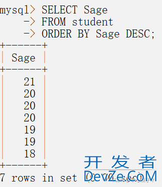 MySQL中的ORDER BY问题