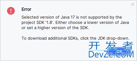 IDEA2023版本创建Spring项目只能勾选17和21却无法使用Java8的完美解决方案