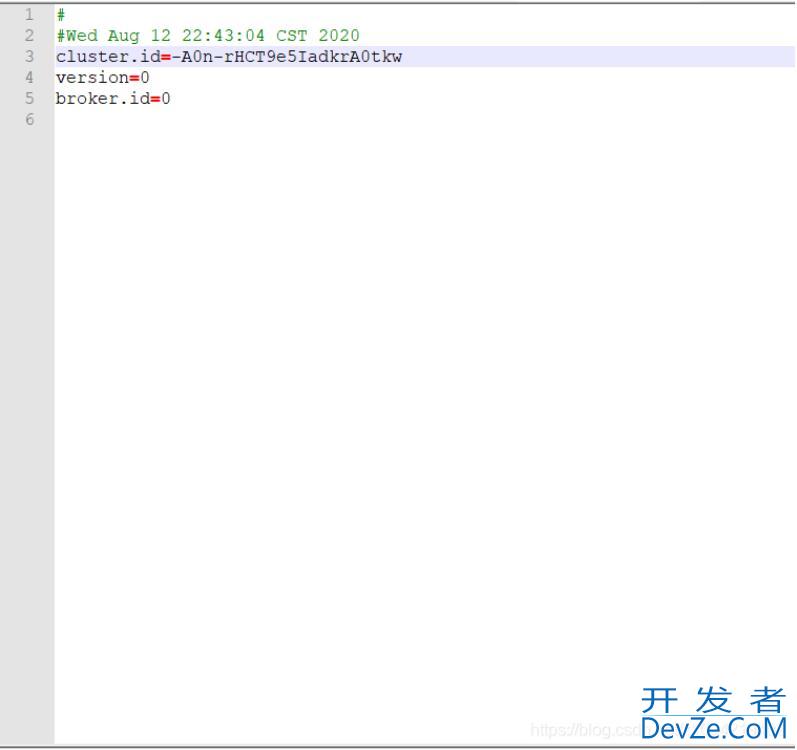 kafka启动报错(Cluster ID)不匹配问题以及解决