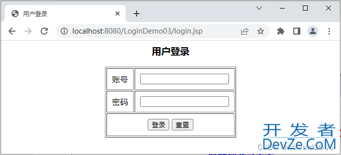 Java Web应用小案例之实现用户登录功能全过程