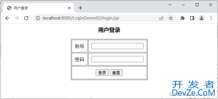 Java Web应用小案例之实现用户登录功能全过程