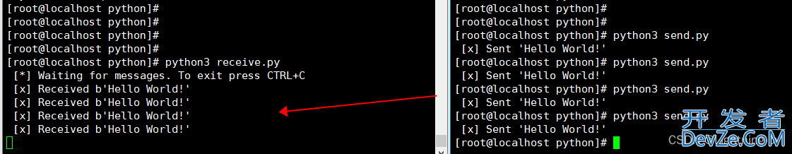 Python和RabbitMQ进行消息传递和处理方式