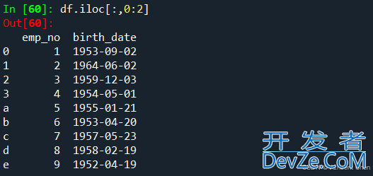 Python利用pandas处理CSV文件的用法示例