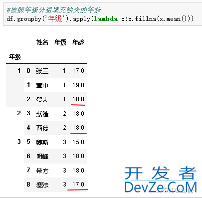 Python中的数据分组统计、分组运算及透视方式