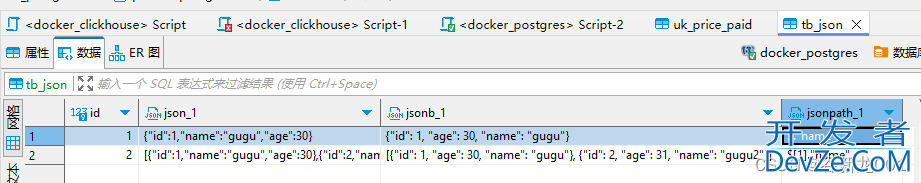 Postgresql中json和jsonb类型区别解析