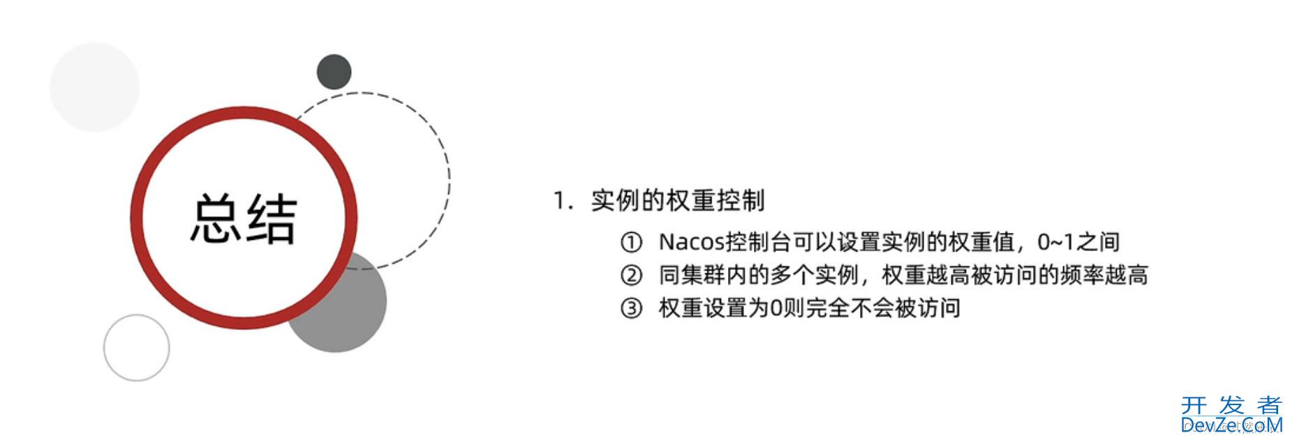 Nacos服务实例的权重设置方式(以及设置为0时的作用与场景)