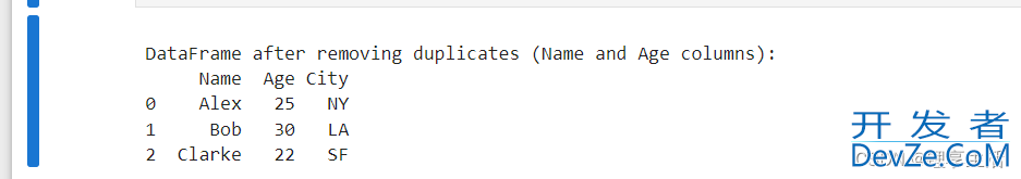 python删掉重复行之drop_duplicates()用法示例