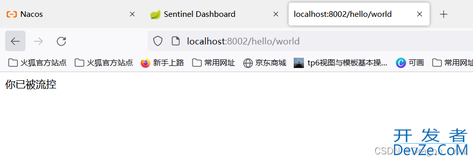 SpringCloud 集成Sentinel的实战教程