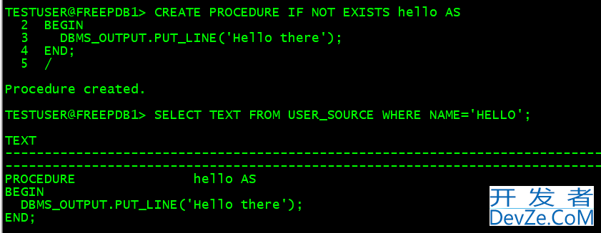 Oracle23ai 新特性IF [NOT] EXISTS语法支持的使用