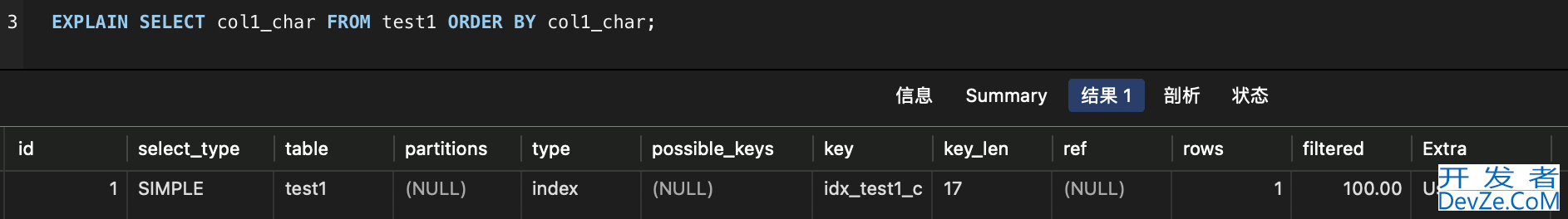 轻松上手MYSQL之SQL优化之Explain详解