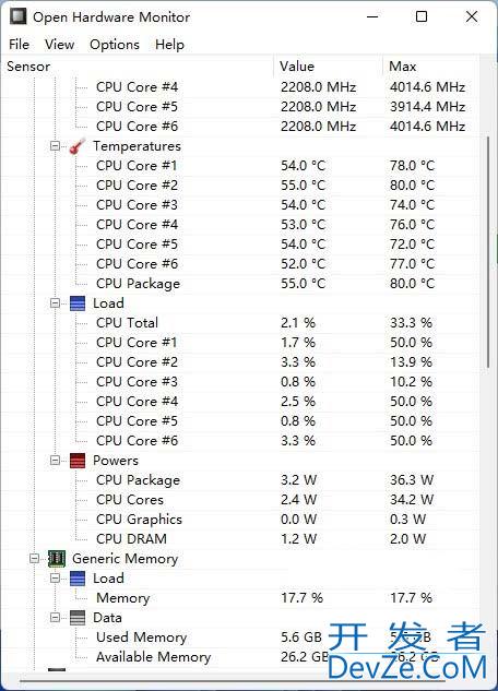 电脑怎么看cpu温度? Windows中查看CPU温的方法(软件和硬件)