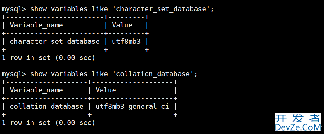 MySQL对数据库和表进行DDL命令的操作代码