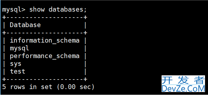 MySQL对数据库和表进行DDL命令的操作代码